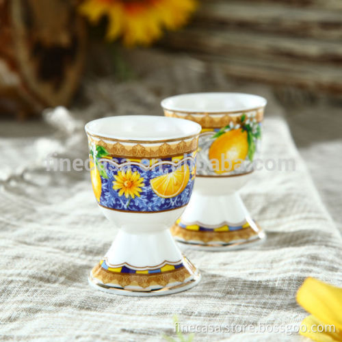 Elegant Fine New Bone China Ceramic Egg Holder